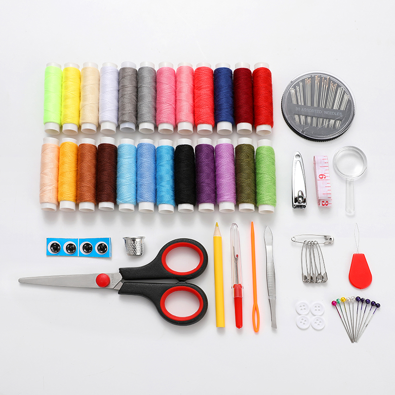 Sewing Kit for Adults Beginner and Professionals Home Travel Sewing Kit with Sewing Pins and Needles,Seam Rippers,Thread,Threaders for Felt Hand Sewing Starter kit with Scissor and Accessories - image 3