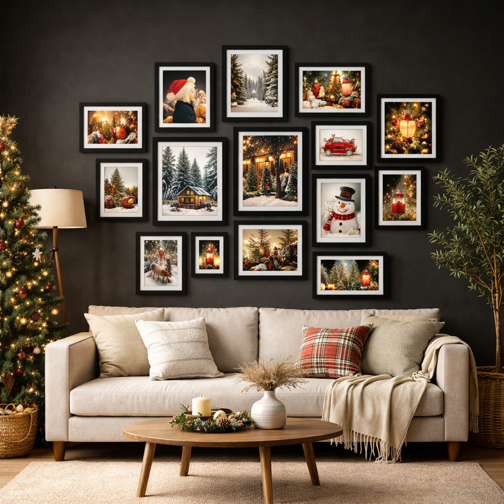 15 Pack Picture Frames Collage Wall Decor Set – Multi Size Gallery Wall Frames with 3pcs 8x10, 6pcs 5x7 & 6pcs 4x6 | Black Photo Frames for Wall Mounting or Tabletop Display - image 10